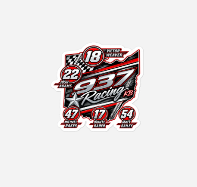 937 Racing Team Decals