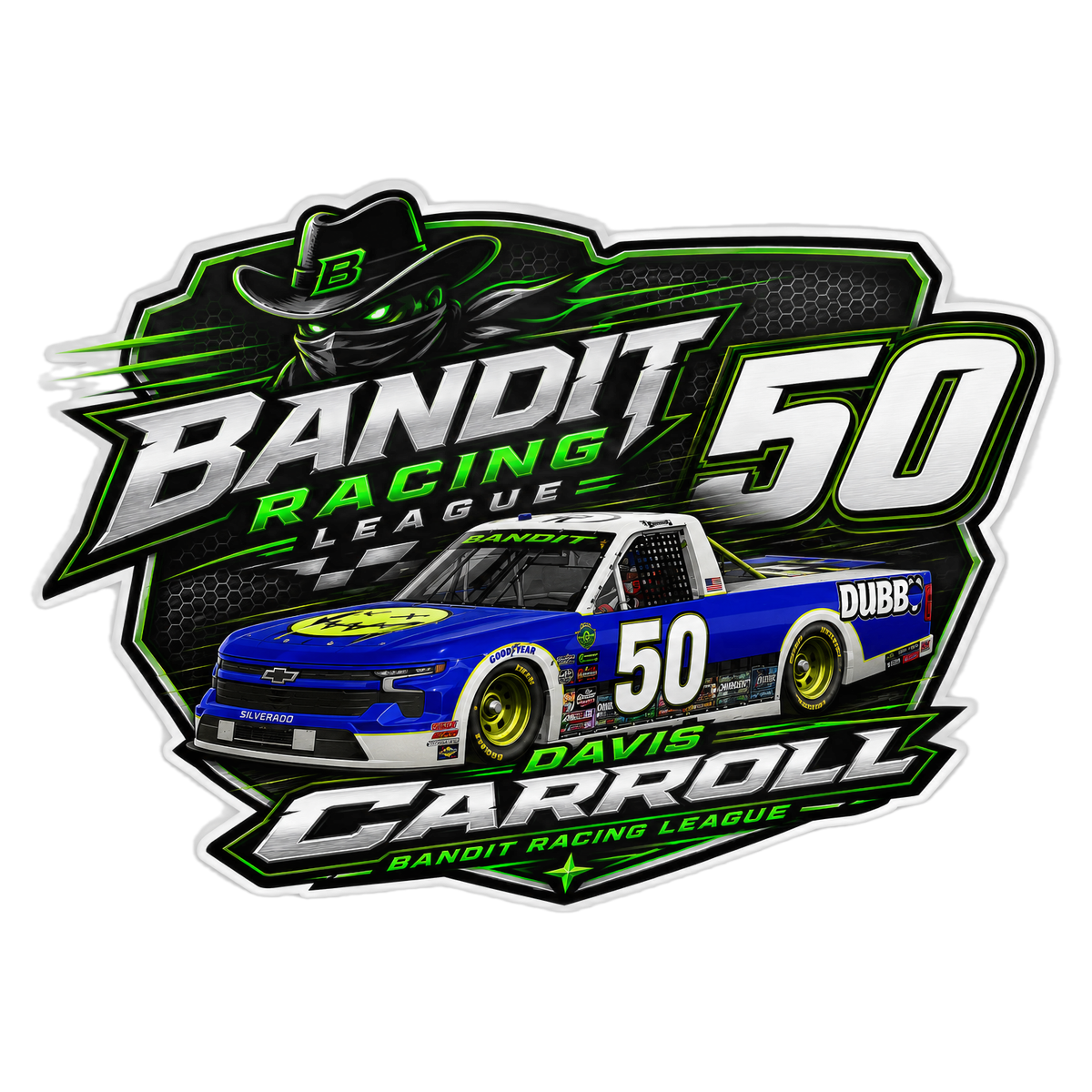 Davis Carroll Racing Decal